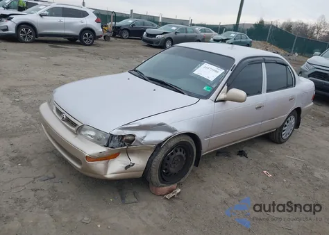 1997 Toyota Corolla Ce из США, поврежденный, VIN 2T1BA02E3VC223578